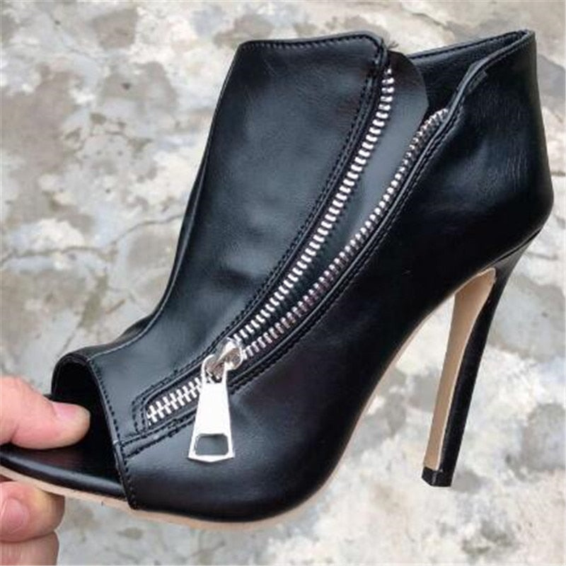 Side Zip Mules