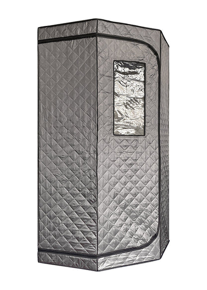 Blisspod | Portable | Personal Full Body 60 Min Rapid Steam Sauna | Pentagonal | Grey | Powerful 1600 Watts | 3.6L Stronger Steamer | 90X90X190cm
