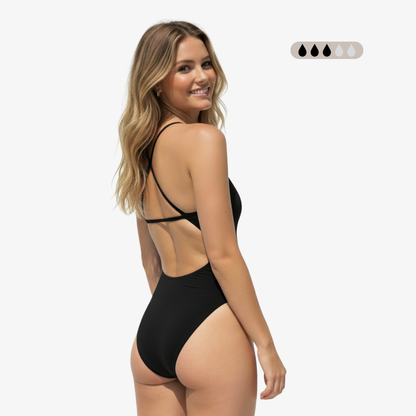 SecureFlo Onyx X-Back Period Training Swimsuit by Norca
