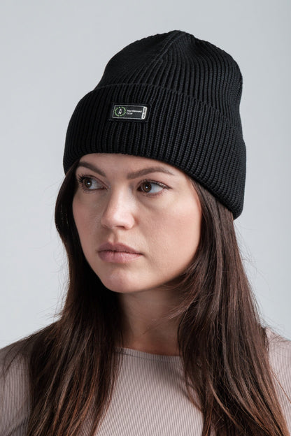 Winter Knit Cotton Beanie
