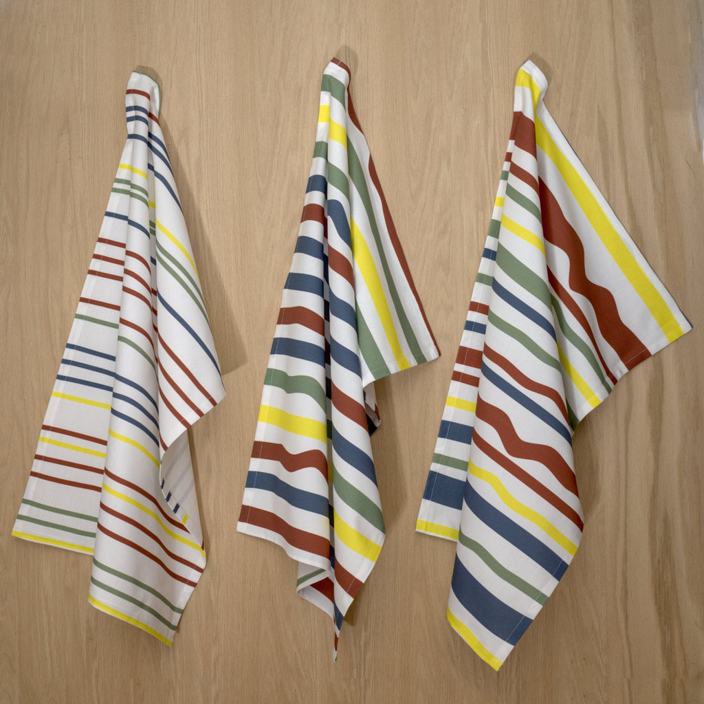 Not Straight Striped Towels-6 Combos