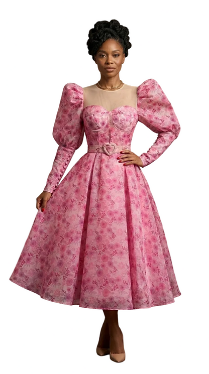Dreamy Puff Sleeves  Dress