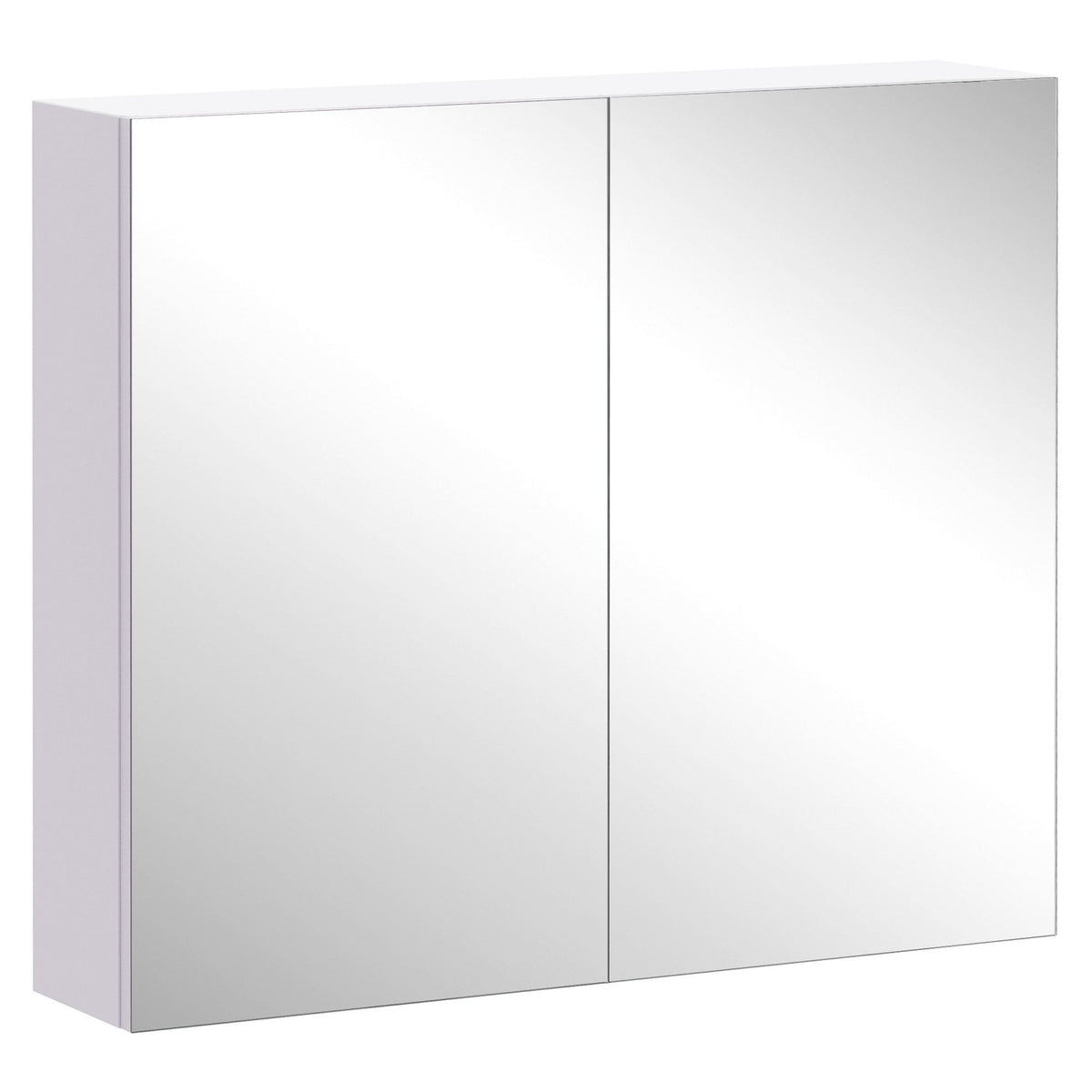 Wall Mount Medicine Cabinet with Mirror, Bathroom Mirror Cabinet Storage Organizer with Adjustable Shelf, Double Door Cupboard, Soft Closing, 23.5" x 29.5", Light Lilac