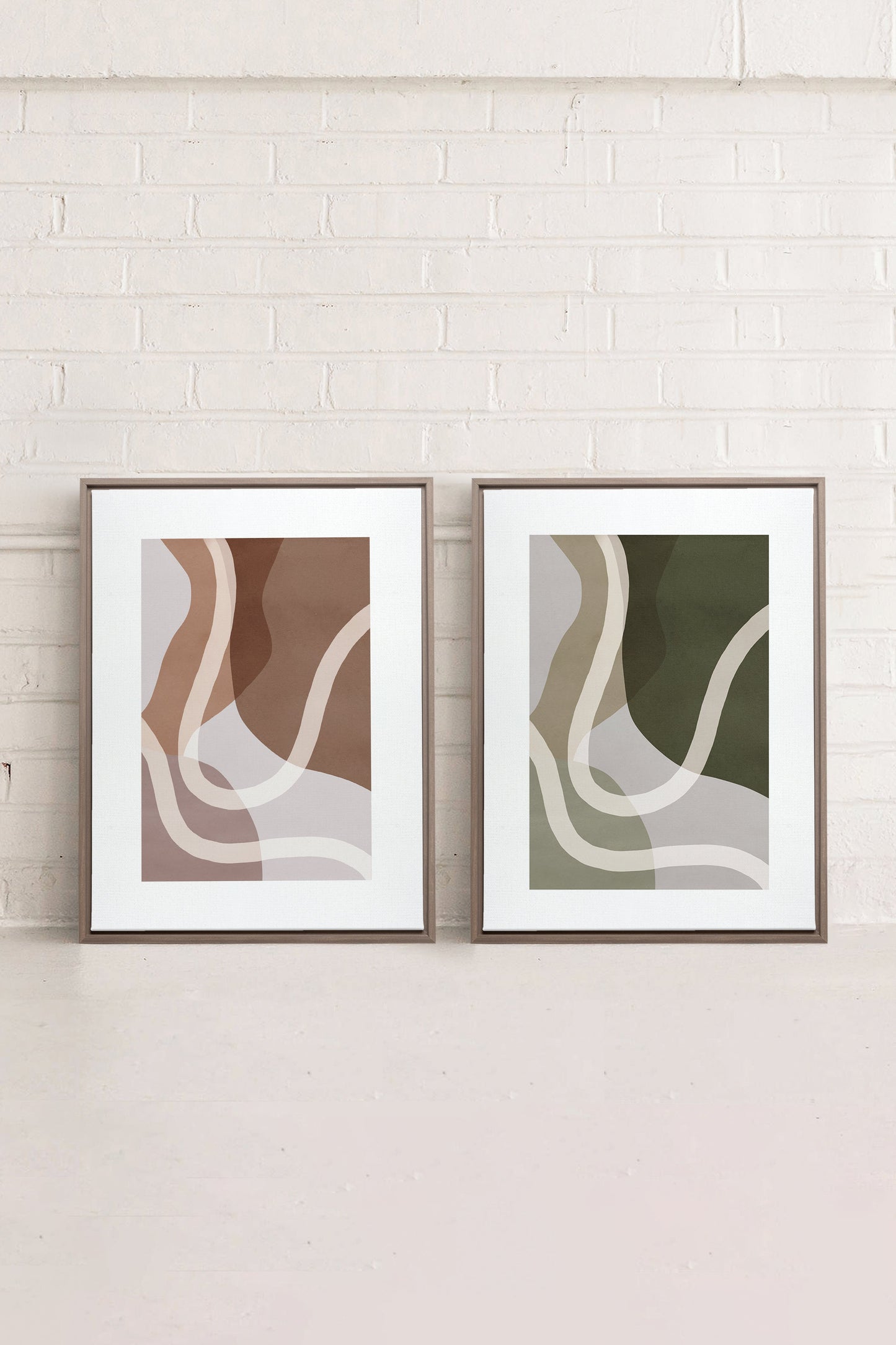 COMBINAISON AUTUMN WHIRL (2 toiles imprimées)