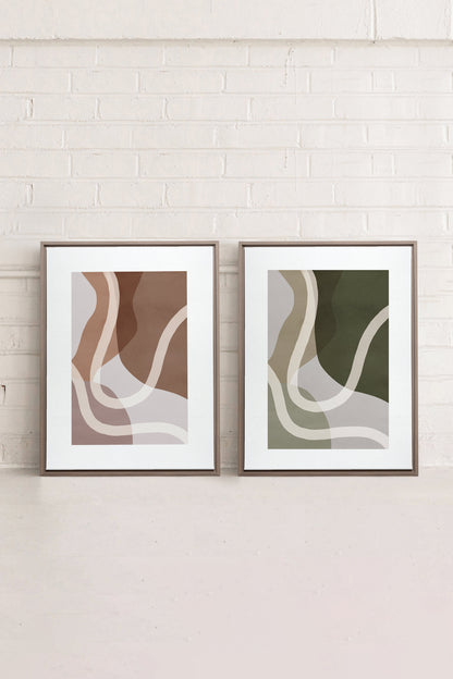 COMBINAISON AUTUMN WHIRL (2 toiles imprimées)