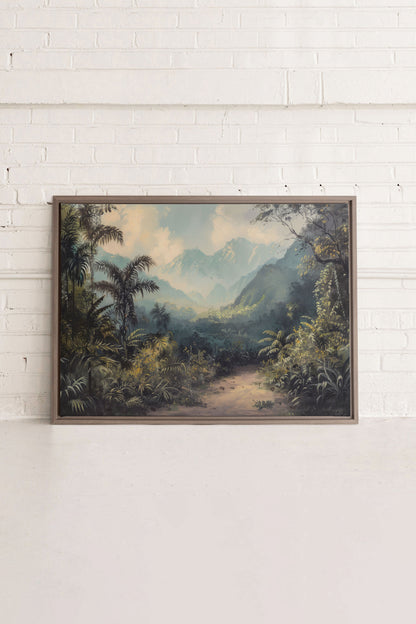 GOLDEN REALM, Oeuvre sur toile étirée