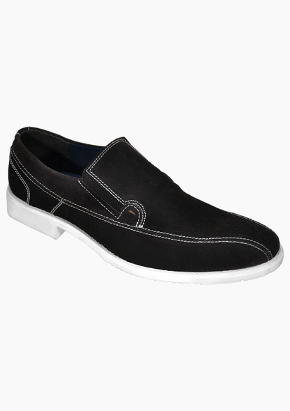 OHM Italian Leather Office All Day Slip-on Comfort Shoes