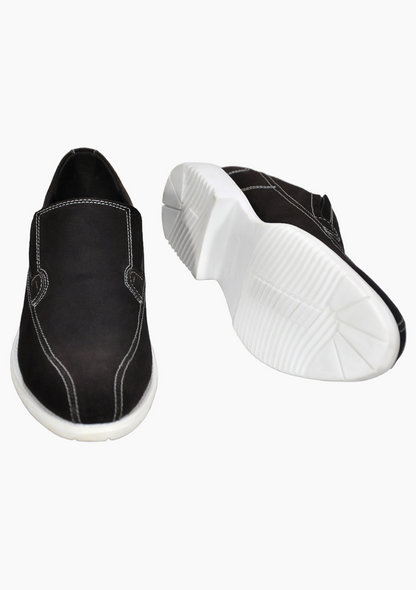 OHM Italian Leather Office All Day Slip-on Comfort Shoes