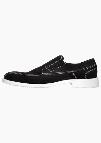 OHM Italian Leather Office All Day Slip-on Comfort Shoes