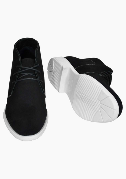OHM Classic Style Italian Leather Everyday Ankle Boots