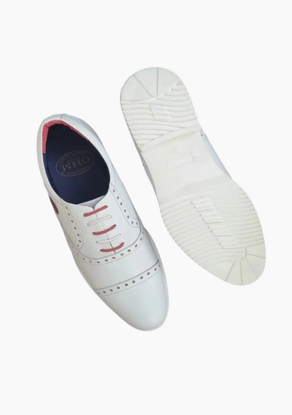 OHM Cap Toe Oxford Sporty Designer Leather Shoes