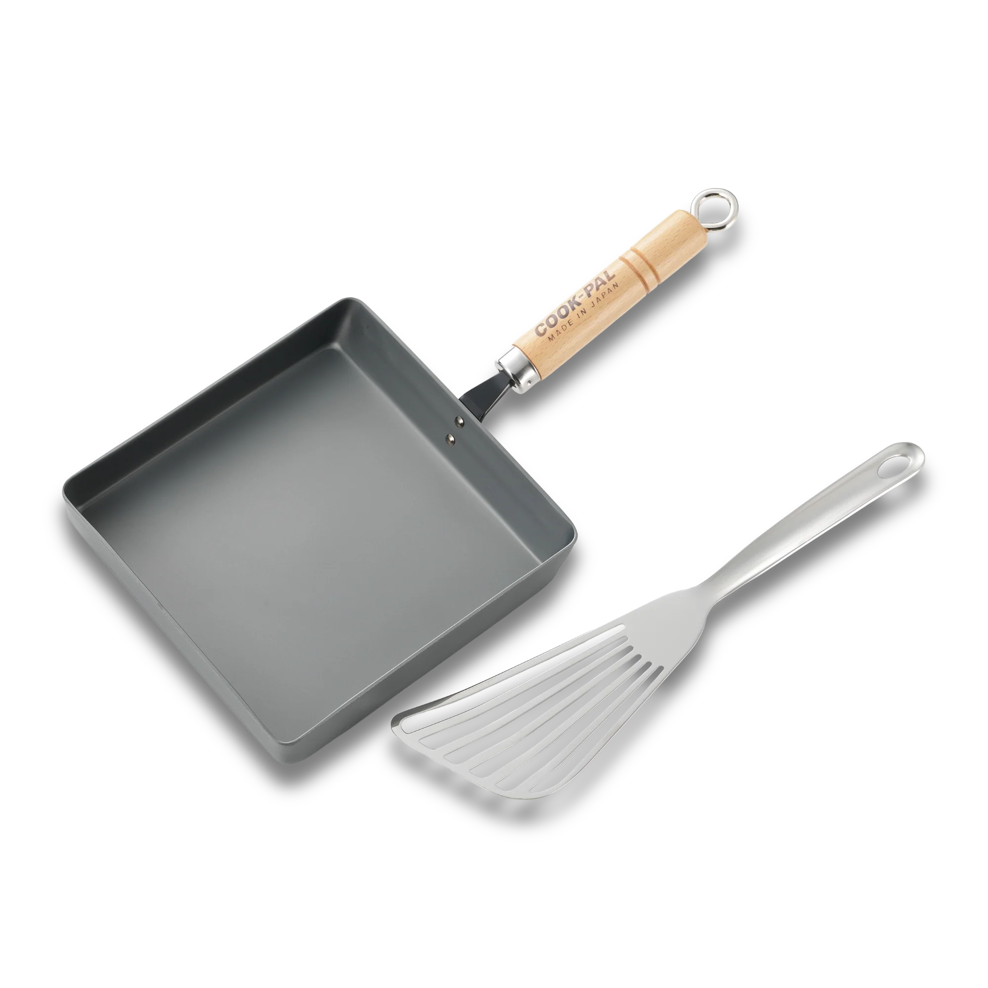 Yoshikawa Cook-Pal Ren Rolled Egg/Omelet  Pan (Large)– Nitrided Carbon Steel, Made in Japan