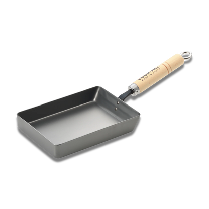 Yoshikawa Cook-Pal Ren Rolled Egg/Omelet  Pan (Medium) – Nitrided Carbon Steel, Made in Japan