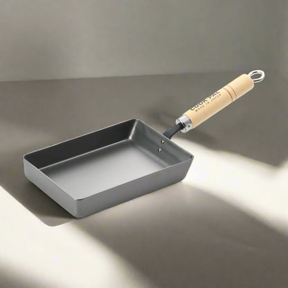 Yoshikawa Cook-Pal Ren Rolled Egg/Omelet  Pan (Medium) – Nitrided Carbon Steel, Made in Japan