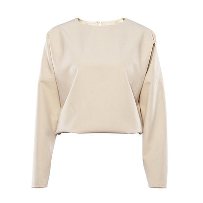 Creased Crop Dress Pants