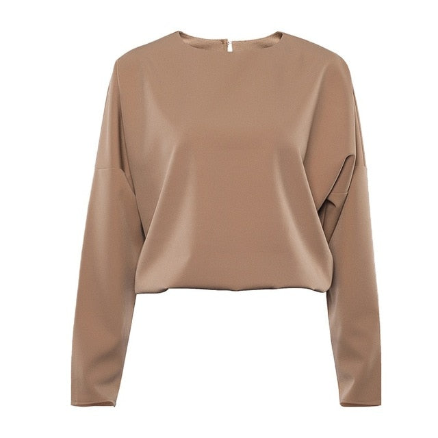Creased Crop Dress Pants