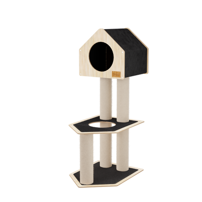 Condo Hideout - 2-Level Deluxe Cat Tree