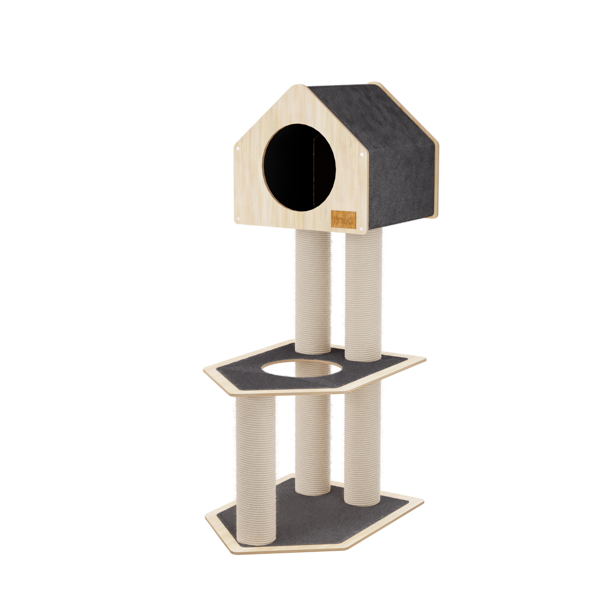 Condo Hideout - 2-Level Deluxe Cat Tree