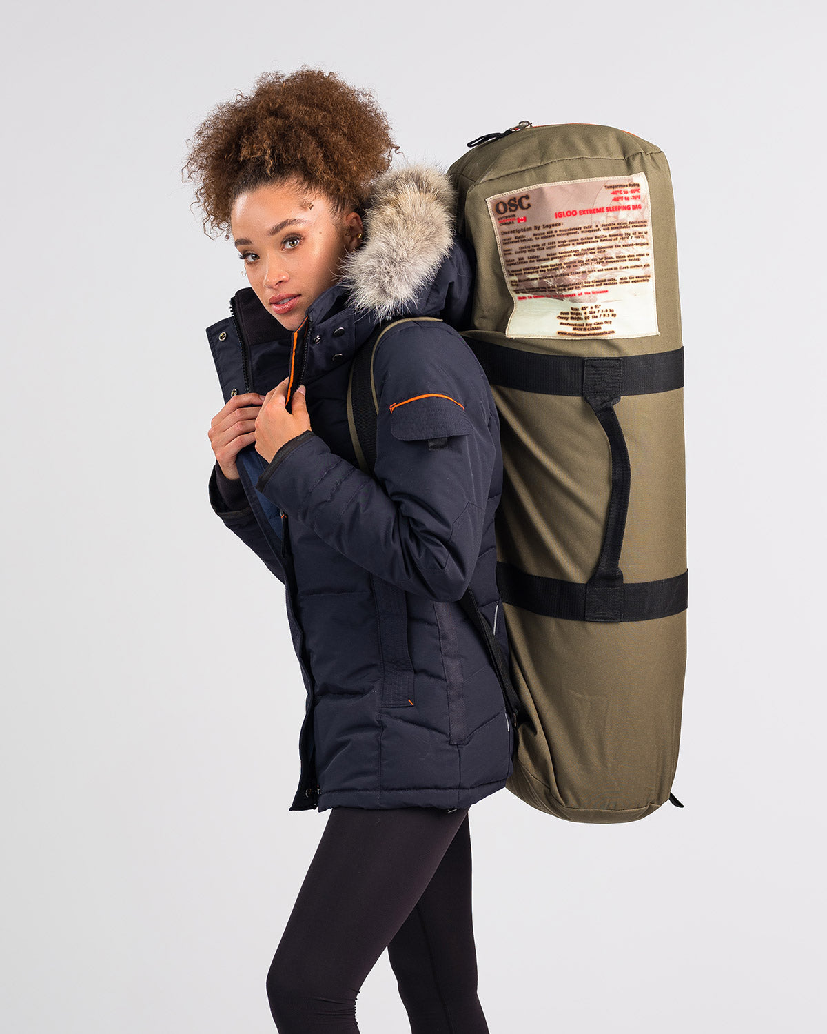 Outdoor Survival Canada Igloo Oversize Layered Down Sleeping Bags -60C/-76F