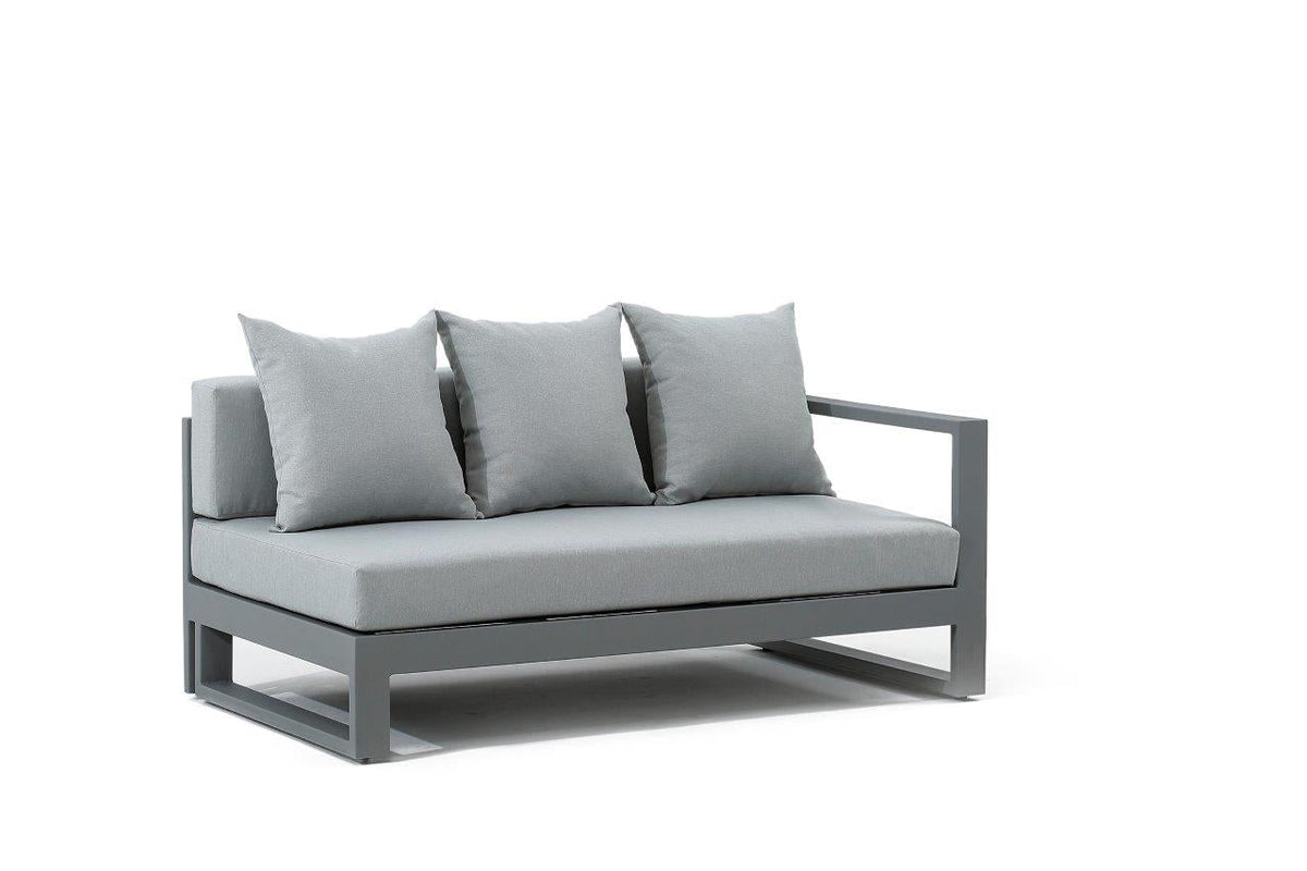 Oasis 3-Piece Aluminum Outdoor Sectional