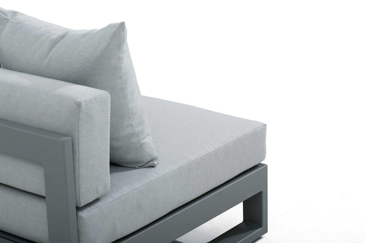 Oasis 3-Piece Aluminum Outdoor Sectional