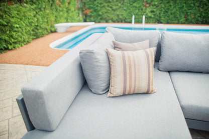 Oasis 3-Piece Aluminum Outdoor Sectional