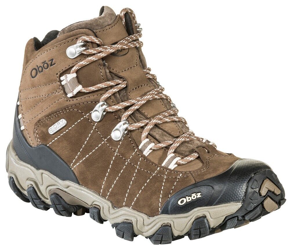 Oboz Women's Bridger Mid B-Dry Leather Waterproof Hiking Boots