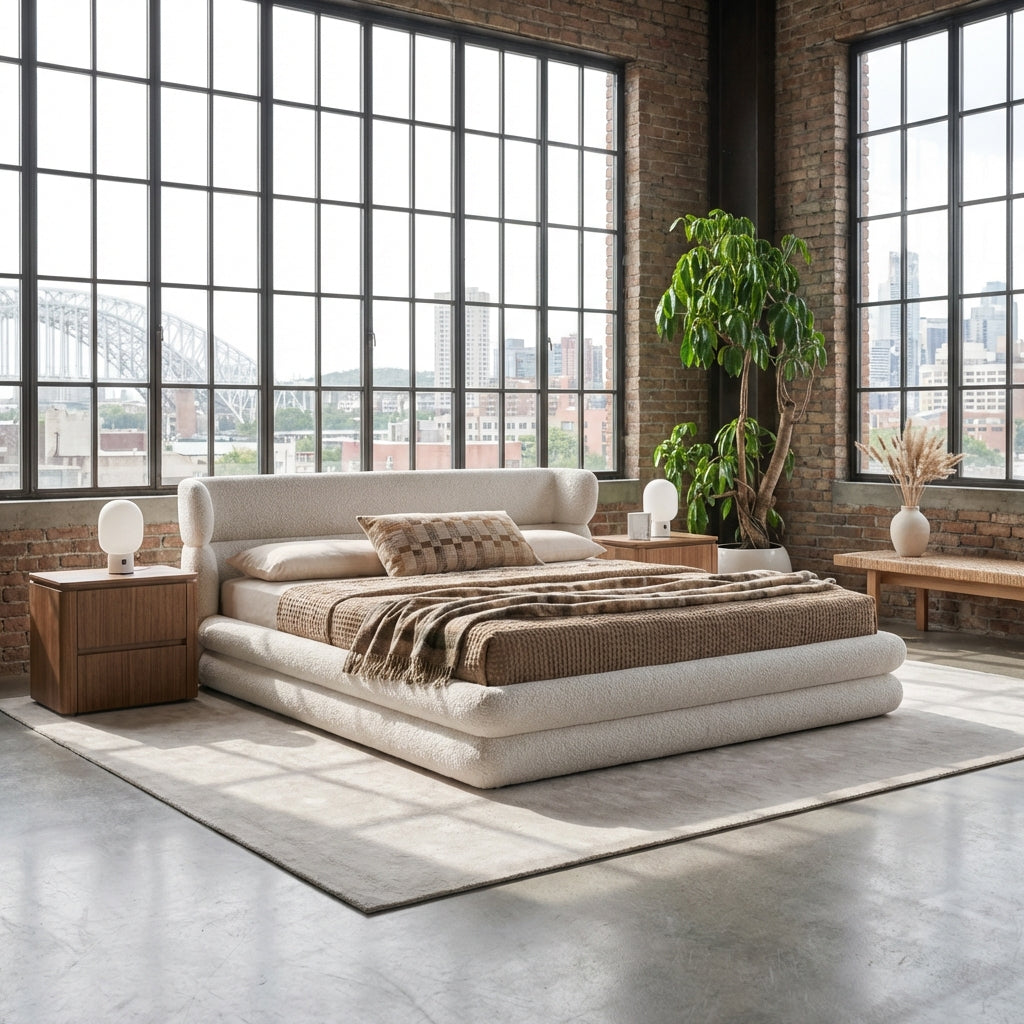 The Quito King Fabric Bed