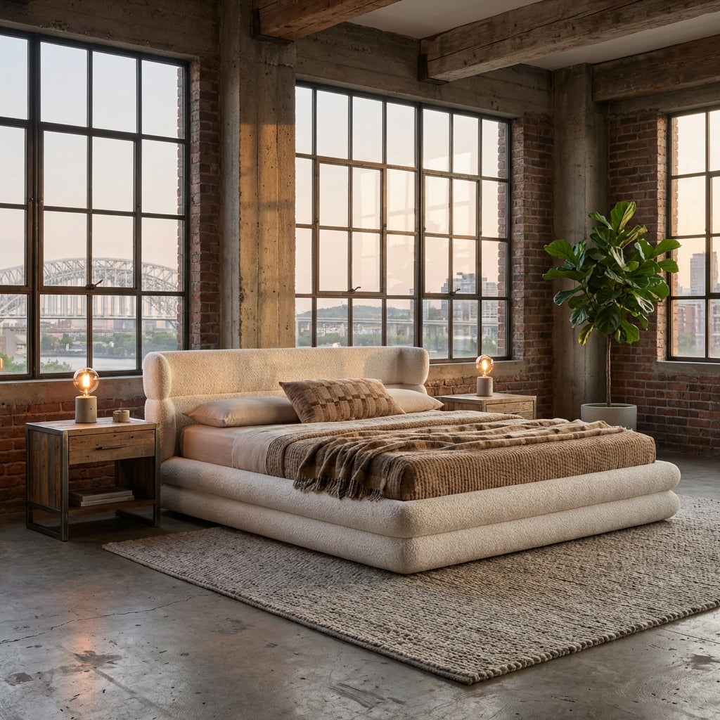 The Quito King Fabric Bed