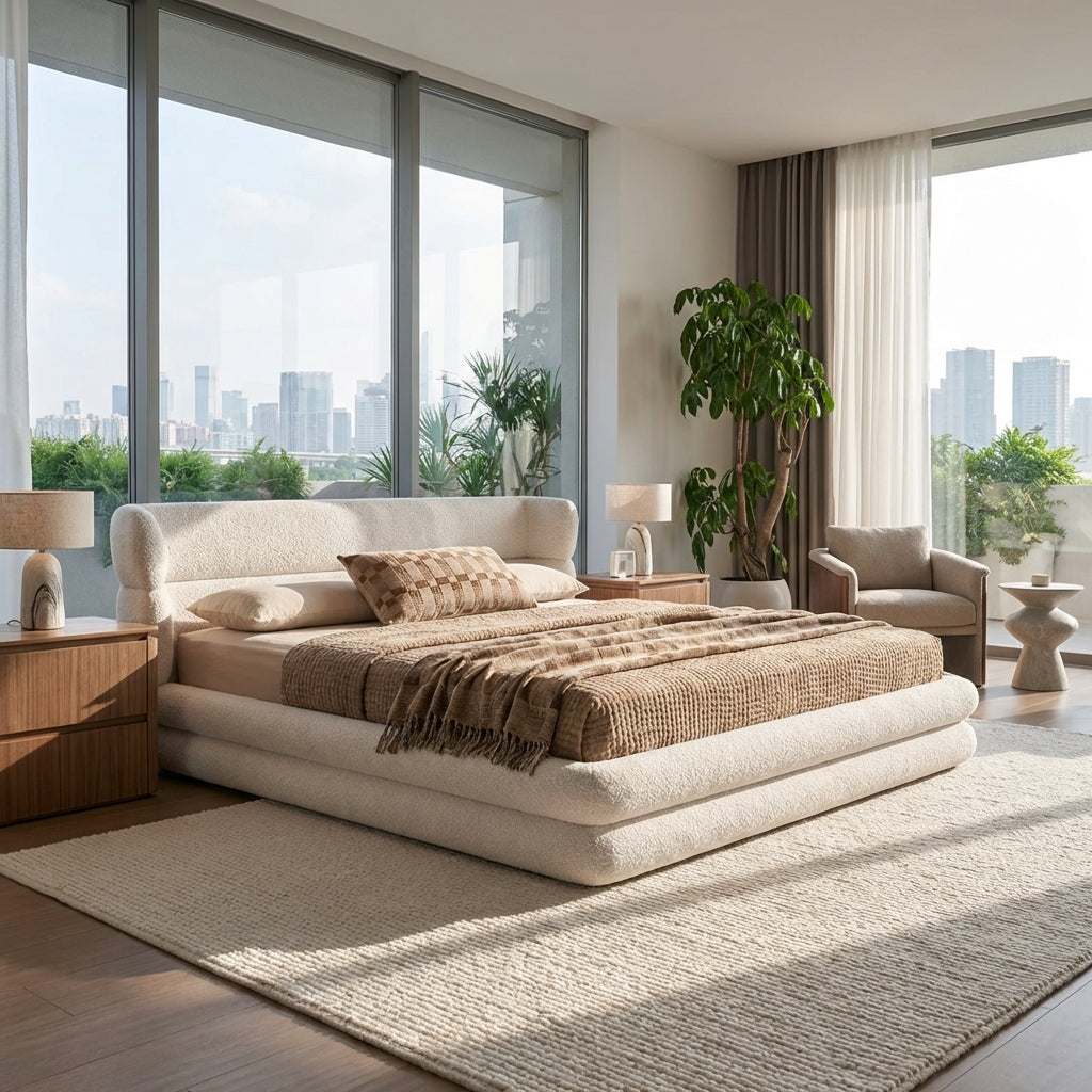 The Quito King Fabric Bed