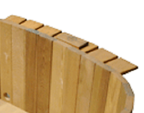 Fluid Custom Tub Shelves
