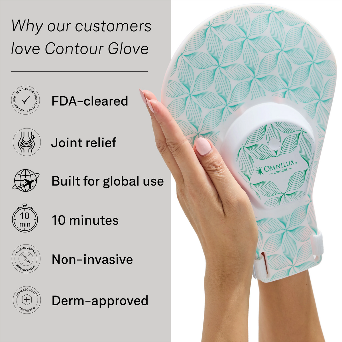 Omnilux Face Contour + Neck & Décolleté + Contour Glove