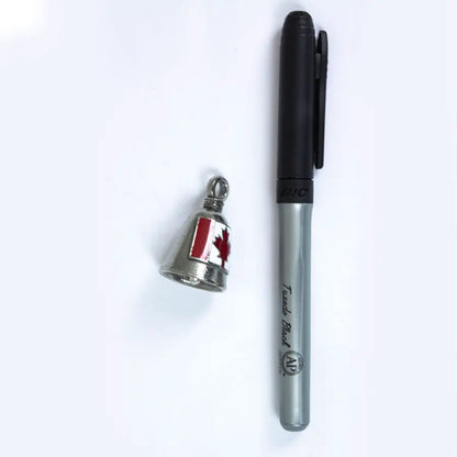 Open Road Canada Flag Motorcycle Guardian Bell