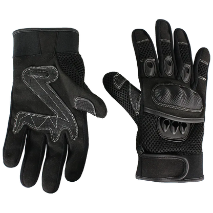 Open Road Hard Knuckle Mesh Motorcycle Gloves