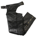 Open Road Men's 2 Pocket Premium Leather Chaps