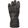 Open Road Men's Leather Motorcycle Gauntlet with Reflective Trim