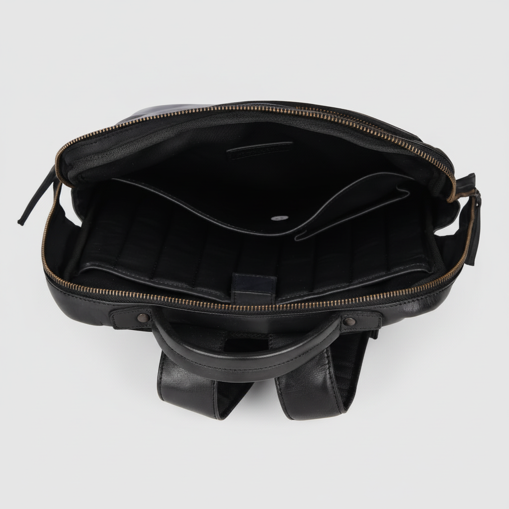 MET Two Strap Adjustable Leather Backpack