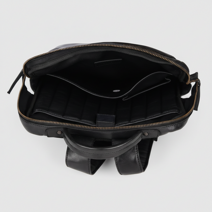 MET Two Strap Adjustable Leather Backpack