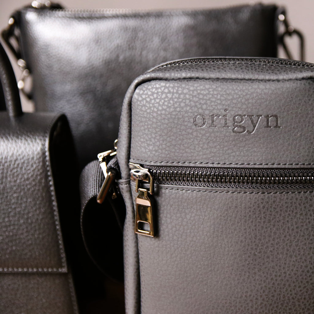 Origyn 02 - Plant-Based Vegan Leather Cross-body Handbag - Made with Plastic-Free MIRUM®