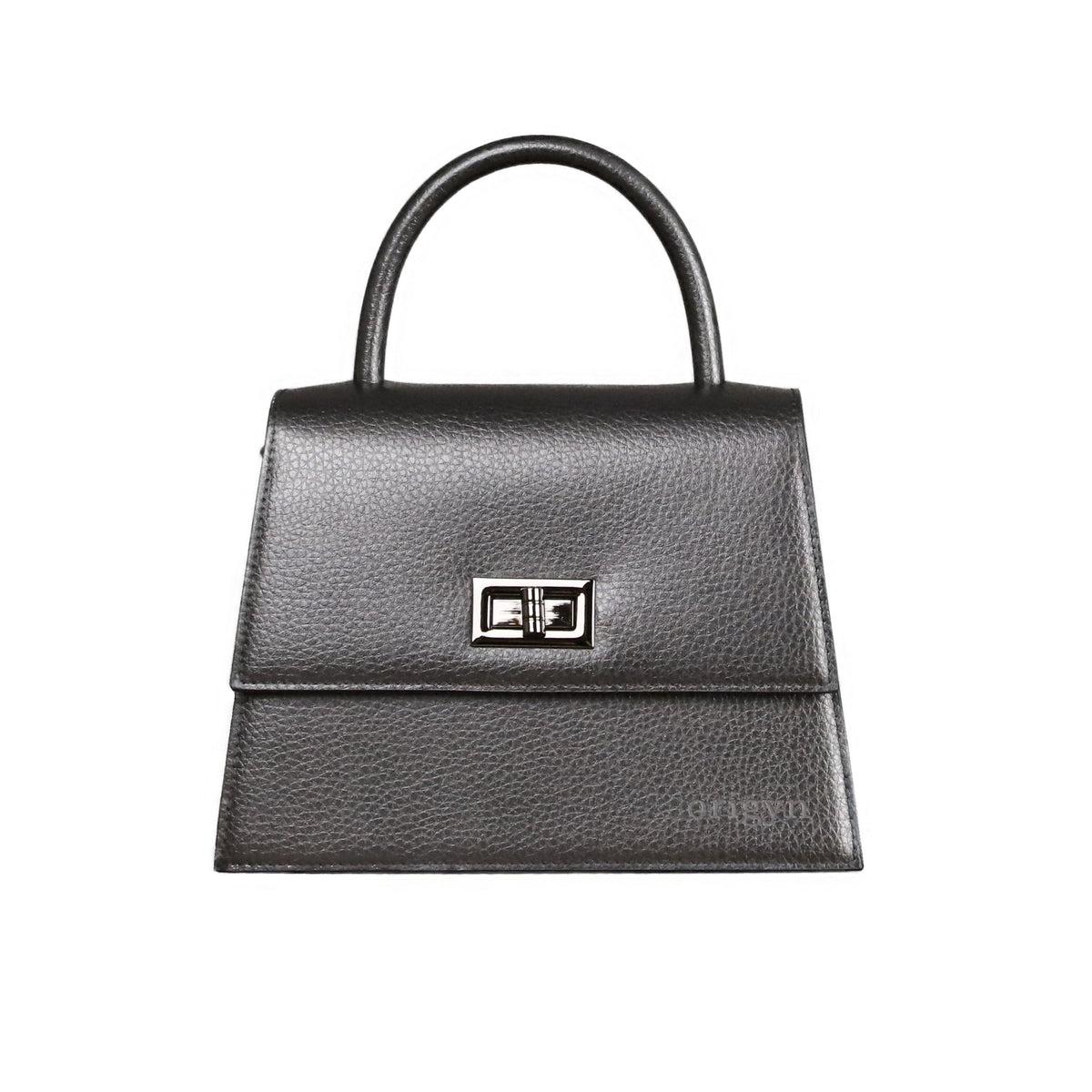 Origyn 03 - Plant-Based Vegan Leather Kelly Bag - Made with Plastic-Free MIRUM®