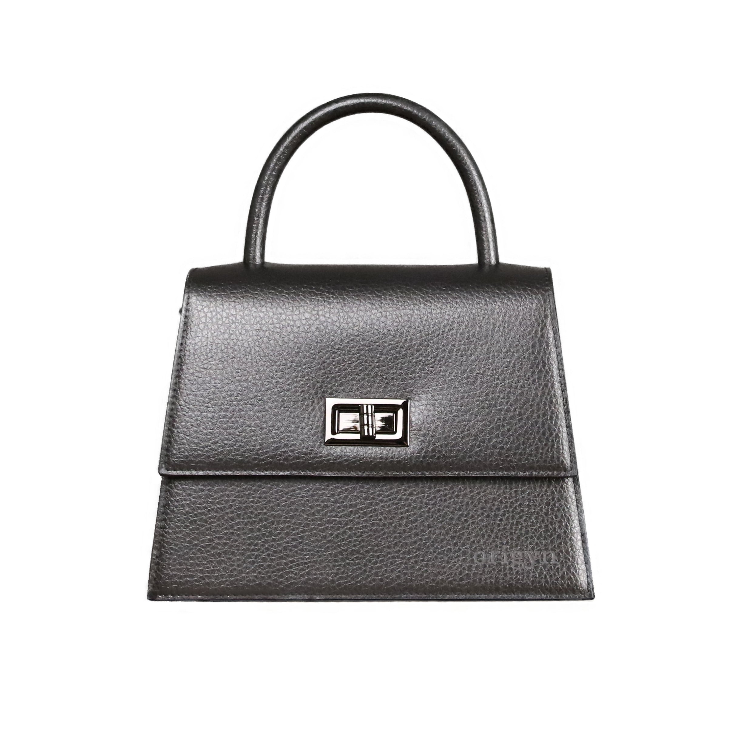 Origyn 03 - Plant-Based Vegan Leather Kelly Bag - Made with Plastic-Free MIRUM®