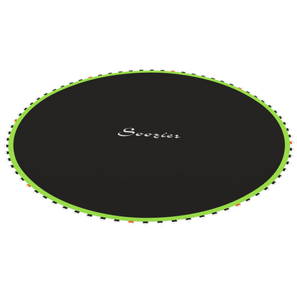 Trampoline Replacement Mat, Fits 14' Trampoline w/ 80 V-Hooks & 5.5" Springs (Spring & Frame not Included), Black