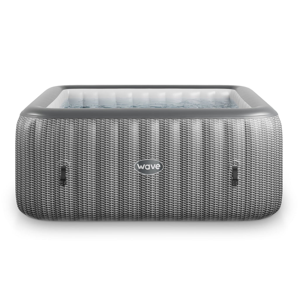 Wave | Pacific | 4/6-Person Inflatable Hot Tub | Square | Integrated Heater