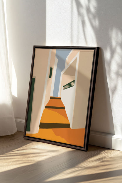 PASSAGE, Oeuvre sur toile étirée