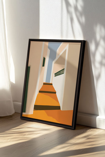 PASSAGE, Oeuvre sur toile étirée