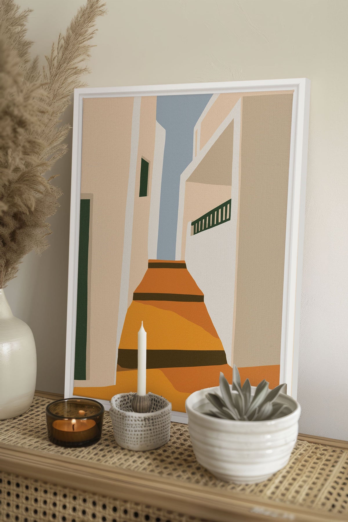 PASSAGE, Oeuvre sur toile étirée