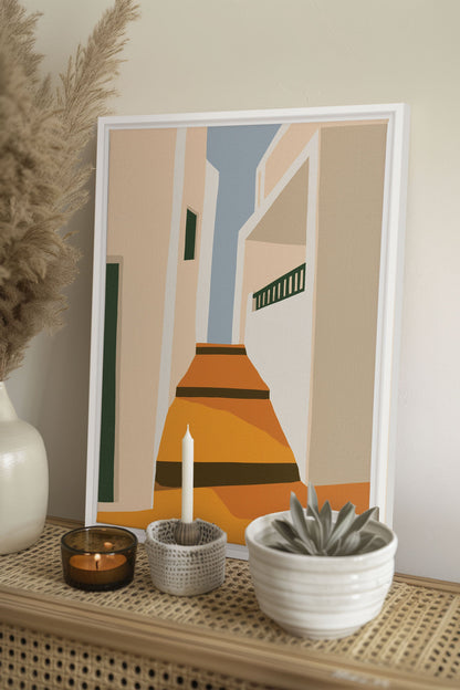 PASSAGE, Oeuvre sur toile étirée