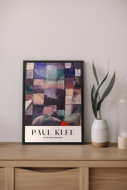 PAUL KLEE I, Oeuvre sur toile étirée