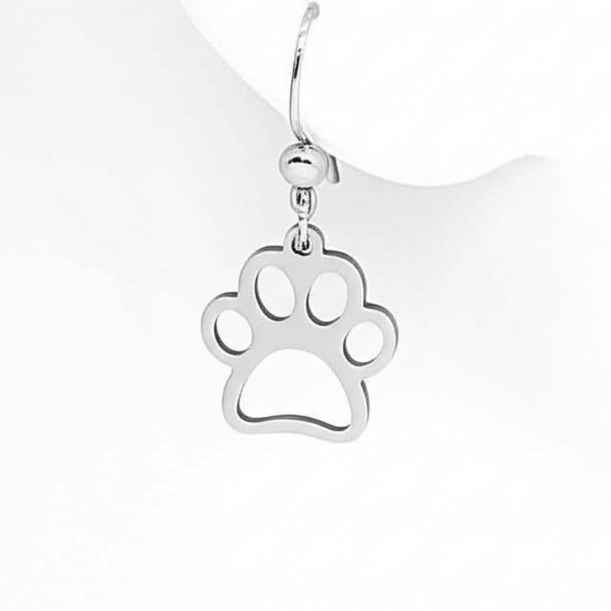 Paw Print Cut-Out Earrings