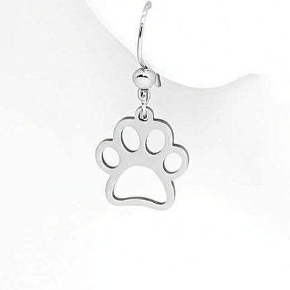 Paw Print Cut-Out Earrings